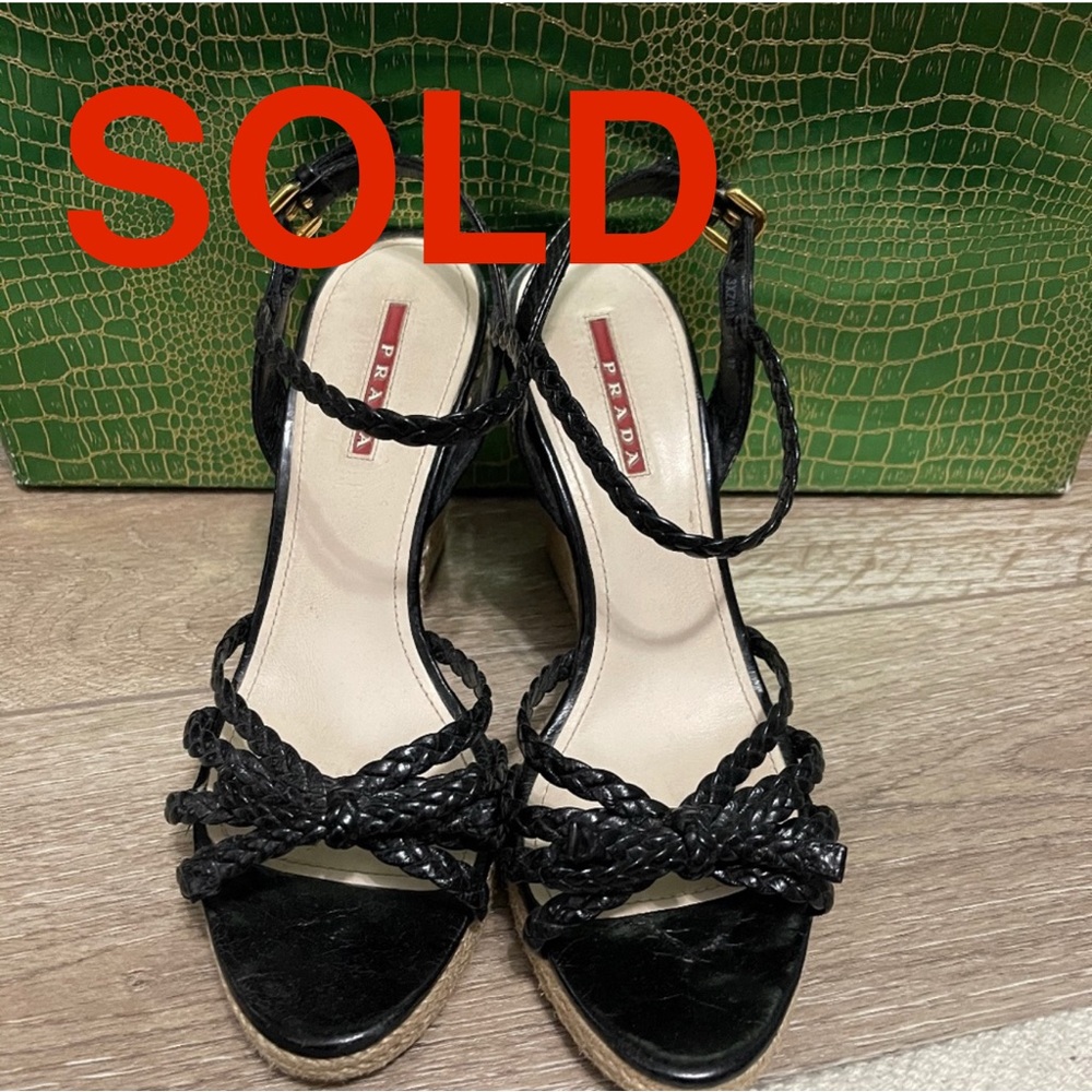 Prada wedges